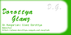 dorottya glanz business card